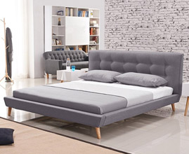 Łóżka tapicerowane